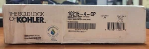 KOHLER Forte 10215-4-CP Single Handle Bathroom Faucet Chrome - New! - Picture 1 of 7