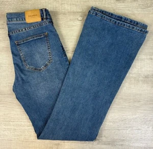 Pull Bear Flare Jeans Blue Denim Bootcut Pants Women’s Size 8 (Actual 29X31.5) - Picture 1 of 23