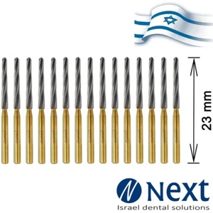 Lot X 15 Dental Zekrya Carbide Bone Surgical Cutters FG Bur 23 mm Israel made - Picture 1 of 4