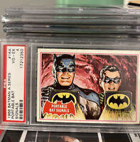 1966 Topps BATMAN Robin A Series Red Bat PSA Movie Comics Cartoon Card Tv Wayne