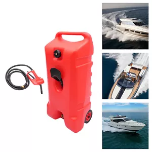 Serbatoio Carburante Marino per Barche Motore Fuoribordo Serbatoio Portatile con Pistola Carburante 75L - Foto 1 di 21