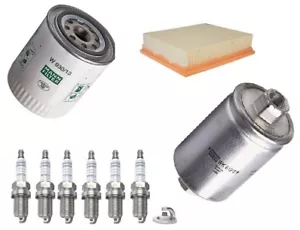 Service Kit Fits Jaguar XJ X300 3.2 Mann Air Oil Fuel Filter Bosch Spark Plugs - Picture 1 of 8