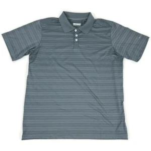 Camisa Polo Columbia Para Hombre Gris Mediana Manga Corta Mezcla de Poliéster Elastizada Informal - Imagen 1 de 6