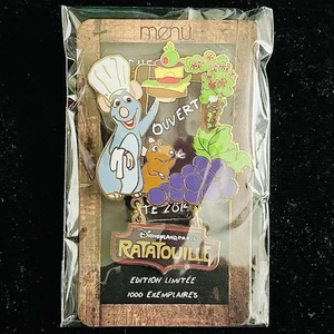 LE DLP Chef Remy Emile Attraction Opening Pixar Ratatouille DLRP Disney Pin 2014 - Picture 1 of 1