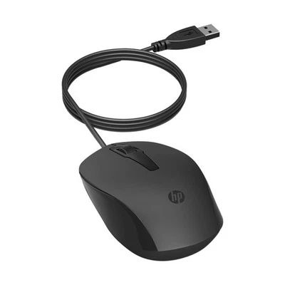 HP 150 Mouse (Wired Mouse, up to 1600 DPI, Right Handed Mouse, Left-Handed Mouse - Image 1 of 4
