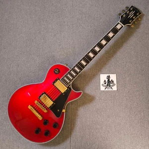 Grass Roots By ESP Electric Guitar Les Paul Custom G-LP Red From Japan #5 - Picture 1 of 20