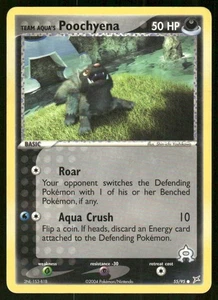 Pokemon Tcg Poochyena #55 Pokemon Team Magma & Team Aqua LP - Picture 1 of 2