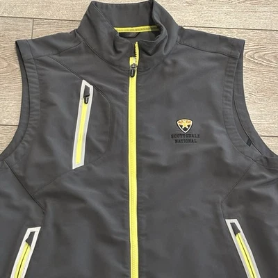 Zero Restriction Golf Vest Mens Medium Full Zip Tour Series Scottsdale National - Image 1 of 4