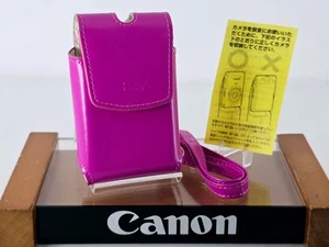 🌸[Top MINT] Canon IXY Digital Camera Case Pink From JAPAN - Picture 1 of 13