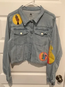 Women Disney Pixar “Soul Joe Gardener” Denim Jean Jacket Size Medium - Picture 1 of 9