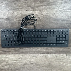Teclado delgado HP USB con cable EE. UU. HSA-D004K - Imagen 1 de 10