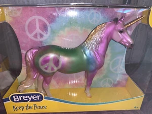 Cavalli modello Breyer classico deco unicorno mantieni la pace - Foto 1 di 4