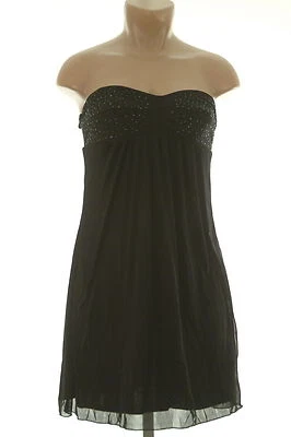 NWT LOVE TEASE  beaded strapless  built in bra party prom dress size jr med- 7-9 - Image 1 of 2