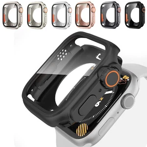 For Apple Watch Series 10/9/8/7/6/5/4 Full Body Case Built-in Screen Protector - Picture 1 of 17