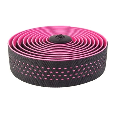Origin-8 DMND PERF Bar Tape Tape & Plugs Or8 Dmnd Perf Black/pink Handlebar Tape - Image 1 of 2