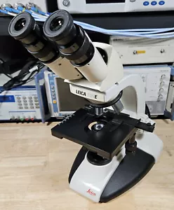 Leica DME Binocular Clinical Microscope w/ 10x & 4x Hi Plan Objectives - Tested - Picture 1 of 5