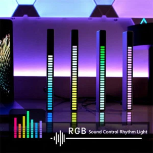 Pickup Rhythm Light Bar Sound Control Atmosphere RGB Lamp Home Car Boats Party - Picture 1 of 15