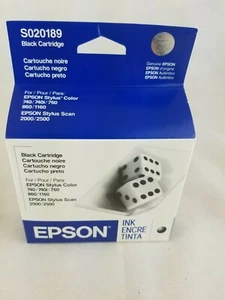 Kaseta z czarnym atramentem Epson fabrycznie nowa wygasła 2003 - Zdjęcie 1 z 2