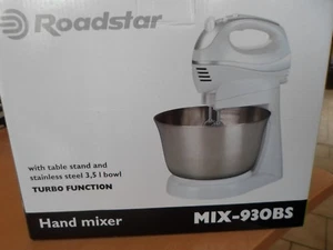 MIX-930BS Handmixer 300WATT schweizer produkt Roadstar edelstahl - Bild 1 von 3
