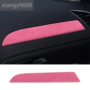 Suede Pink Interior Co-pilot Dashboard Panel Trim For Audi A4 B8 A5 Q5 2009-2016 - Picture 1 of 9