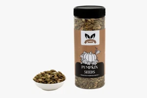 Roasted Pumpkin Seeds 300g Lightly Salted Healthy Diet Fiber Rich Superfood P-1 - Picture 1 of 4