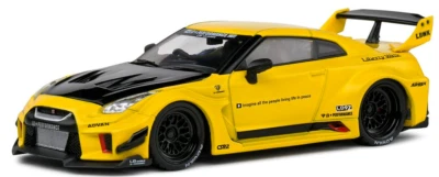 1/43 Nissan GT-R R35 LB Work Silhouette 2019 (Yellow) Diecast Solido S4311206 - Image 1 of 4