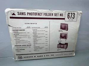 SAMS PHOTOFACT FOLDER SET NO.673 - Zdjęcie 1 z 2