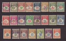 23 x Australian Tax Instalment Stamps from 3d to £5, Mint & Used, No Faults.