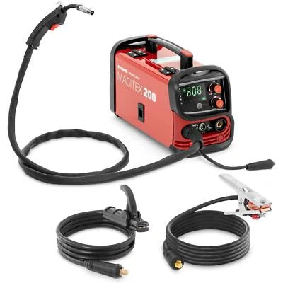 STAMOS GERMANY MIG/MAG Schweißgerät 160 A digitales Bedienfeld Schutzgas WIG Liftarc MMA FCAW