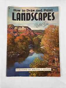 How To Paint And Draw Landscapes Published By Walter Foster, Large 13.5 x 10 