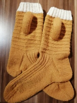 Socken "Bierkrug" handgestrickt !! Verschiedene Größen verfügbar !! - Bild 1 von 4