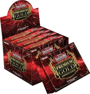 1a Edición Yu-Gi-Oh Premium Oro Infinito Booster Box Pantalla PGL3 Sellado de Fábrica - Imagen 1 de 3