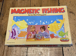 RARE Vintage 1989 Spears Games MAGNETIC FISHING GAME - 100% Complete