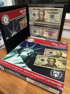 2004 SERIES NEW YORK $20 &$50 EVOLUTIONS SET MATCHING LOW SERIAL NUMBER 00002062 - Picture 1 of 3