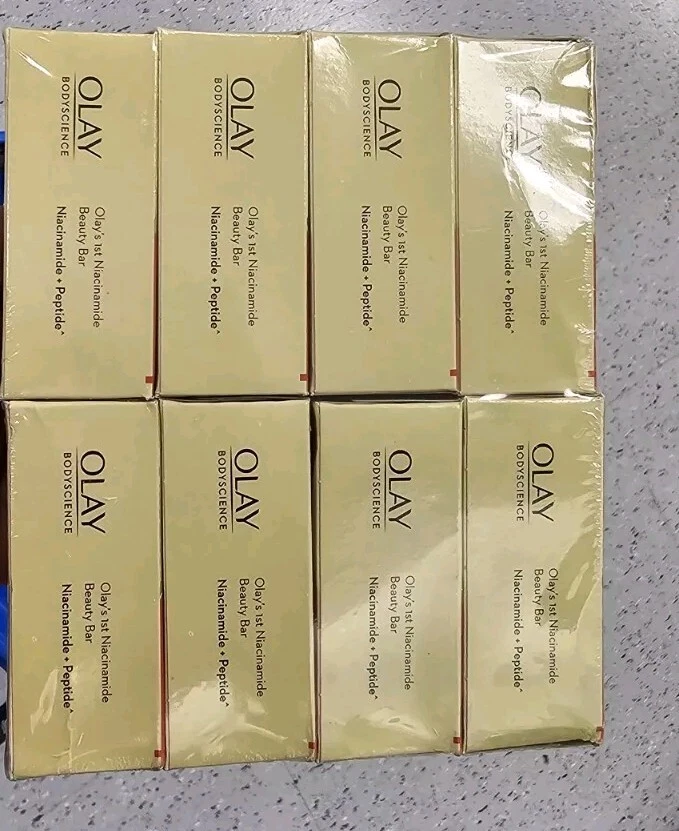 Olay B3 + Vitamina C ~ Barra de belleza limpiadora e iluminadora ~ Bodyyscience ~ Paquete de 8 Foto 1 de 1