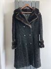 Vintage 70?s 80?s Astraka of London faux fur long duster coat size 12