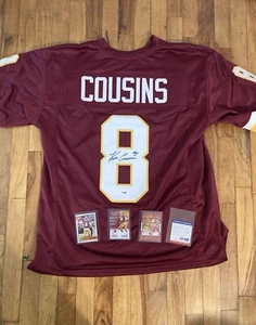 Kirk Cousins Washington Redskins handsigniertes Custom Style Trikot (PSA) - Bild 1 von 5