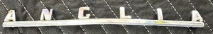 Vintage 1950's Anglia Nameplate Emblem Badge Metal English Ford - Picture 1 of 8