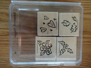 Stampin Up Seasonal Images 1998 Stamp Set - Imagen 1 de 3