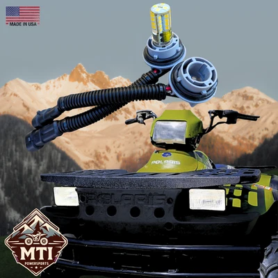 1pr (2PC) 500 Lumen **LED** Polaris Headlight Bulbs 81169, 61189, 4030059  - Image 1 of 4