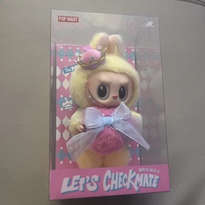AUTHENTIC POP MART LABUBU THE MONSTERS Let's Checkmate Queen Vinyl Plush USA - Image 1 of 4