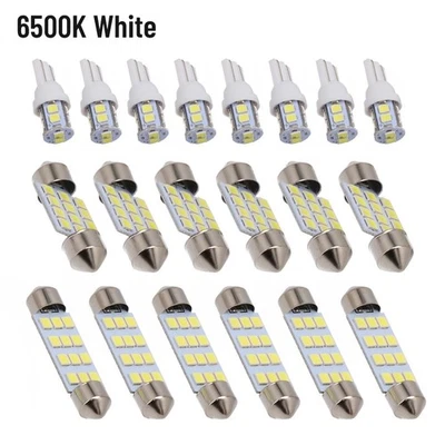 Car Interior Light License Plate Lamp Office Replacement White 42mm 6500K - Image 1 of 4