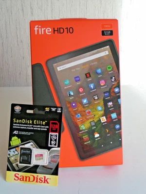 Amazon Fire HD 10 32GB, 10,1" (11.Gen) Schwarz (mit Werbung) NEU in ungeöff. OVP - Bild 1 von 4