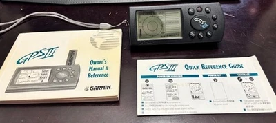 Garmin GPS III Plus Handheld-RARE VINTAGE - Image 1 of 2