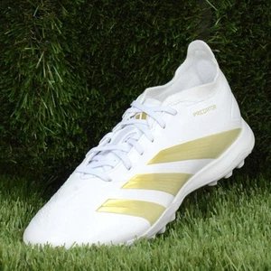 Adidas Predator League TF Men's Turf Soccer Cleats White Shoe Football #378 - Picture 1 of 13