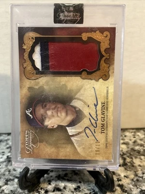 Tom Glavine 2021 Topps Dynasty Juego Usado Parche Autógrafo Automático/10 Braves Sellado Foto 1 de 4