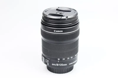 Canon EF-S 18-135mm f3.5-5.6 IS STM Zoom Lens + Filter, Front, Rear Caps - VGC - Image 1 of 4