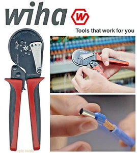 Wiha 41246 Automatic Ratchet Cable Wire-End Sleeves Crimping Pliers 0.08 To 16mm - Picture 1 of 11