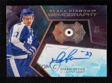 2020-21 Black Diamond Gemography Diamond Relic Auto Sapphire 1/3 Darryl Sittler