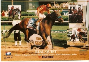 1998 - REAL QUIET - Kentucky Derby/FujiFilm poster in MINT Condition - Picture 1 of 1